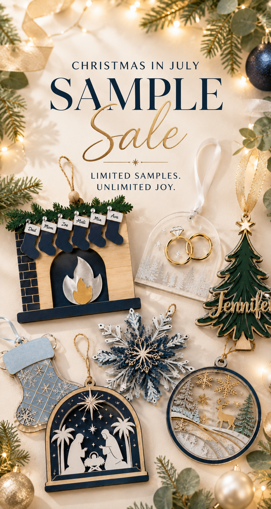 Christmas in July Sample Sale