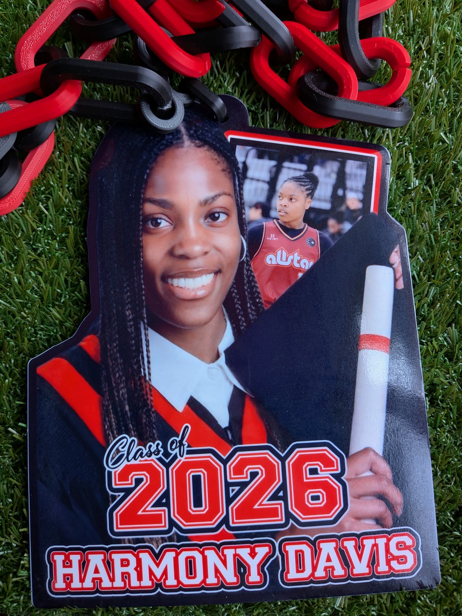 Custom Graduation Photo Chain 2026 | Personalized Grad Keepsake Necklace