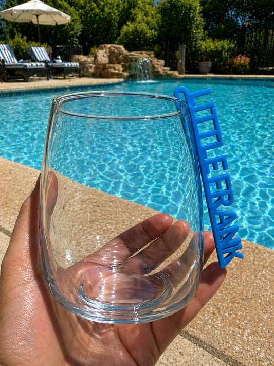 Personalized Acrylic Drink Charm – Name Glass Tag
