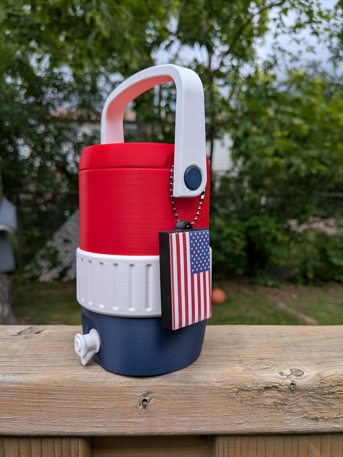 American Pride Drink Cooler Island Inspired Drink Cooler Koozie