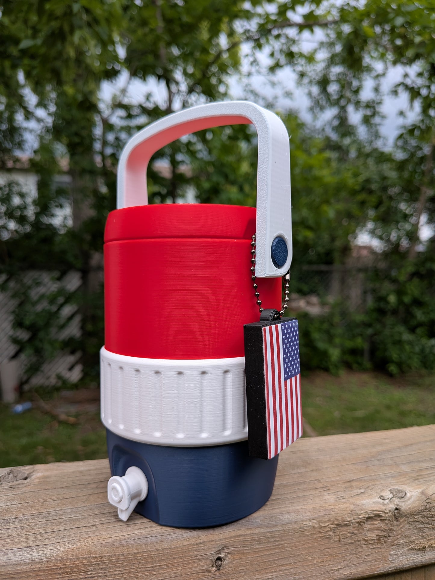 American Pride Drink Cooler Island Inspired Drink Cooler Koozie
