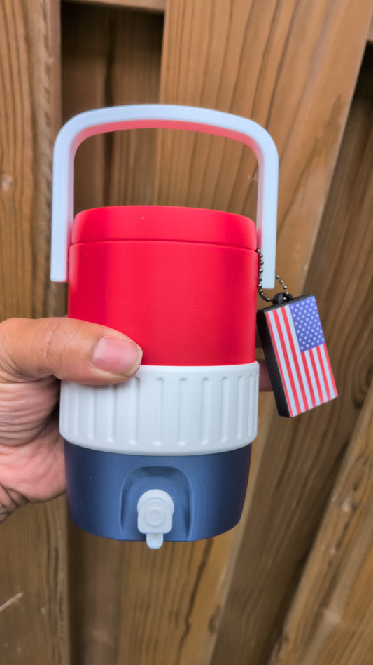 American Pride Drink Cooler Island Inspired Drink Cooler Koozie